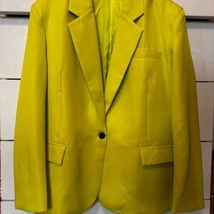 Women's Yellow Blazer